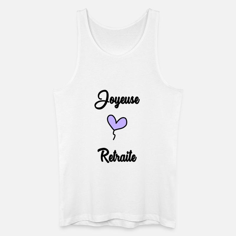 Ruhestand - Männer Bio Tank Top - Weiß