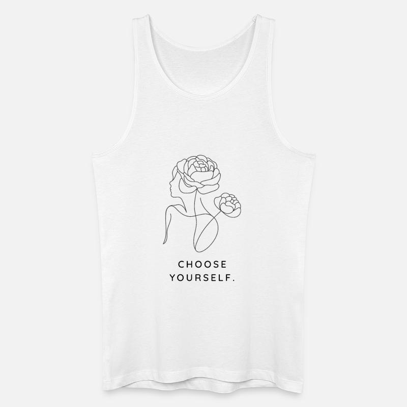 Choos yourself - Männer Bio Tank Top - Weiß