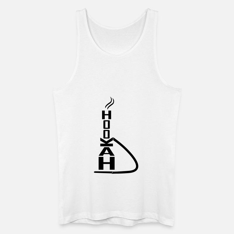 Hookah Fan - Männer Bio Tank Top - Weiß