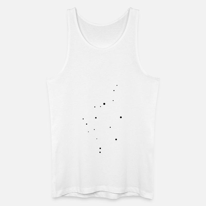 Libra - Männer Bio Tank Top - Weiß