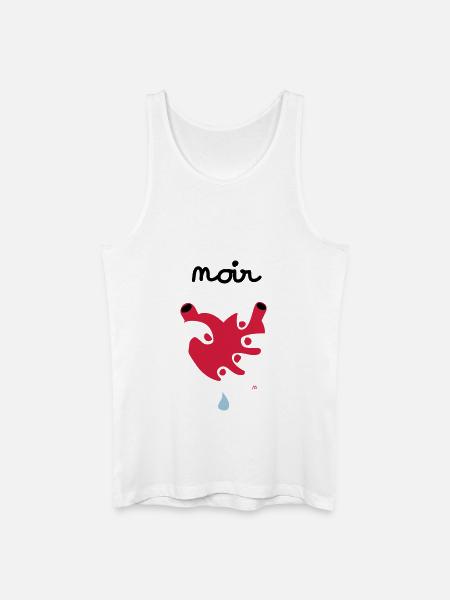 NoirDesir - Men’s Organic Tank Top - white