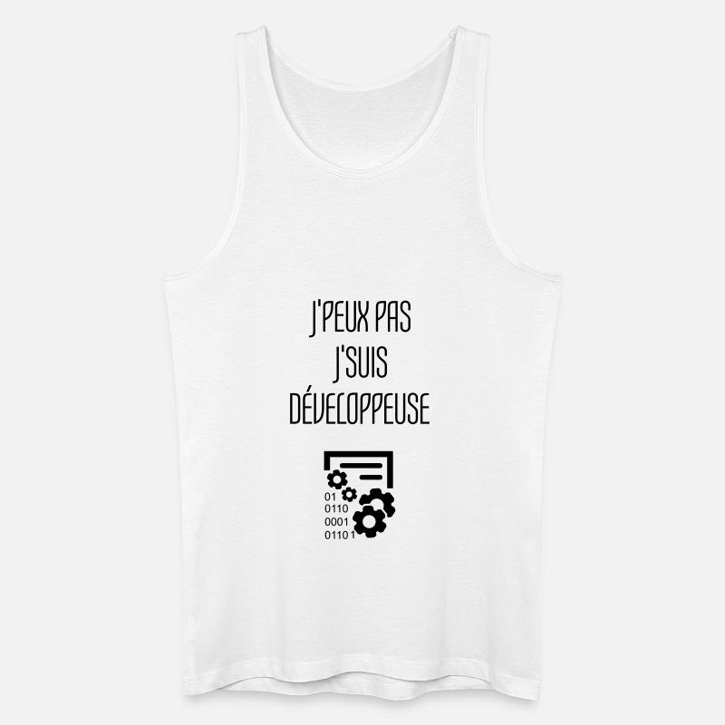 Entwickler / Informatiker / Programmierer / - Männer Bio Tank Top - Weiß