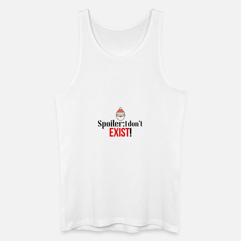 I don't exist - Männer Bio Tank Top - Weiß