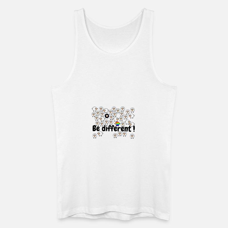Schaf 1 - Männer Bio Tank Top - Weiß