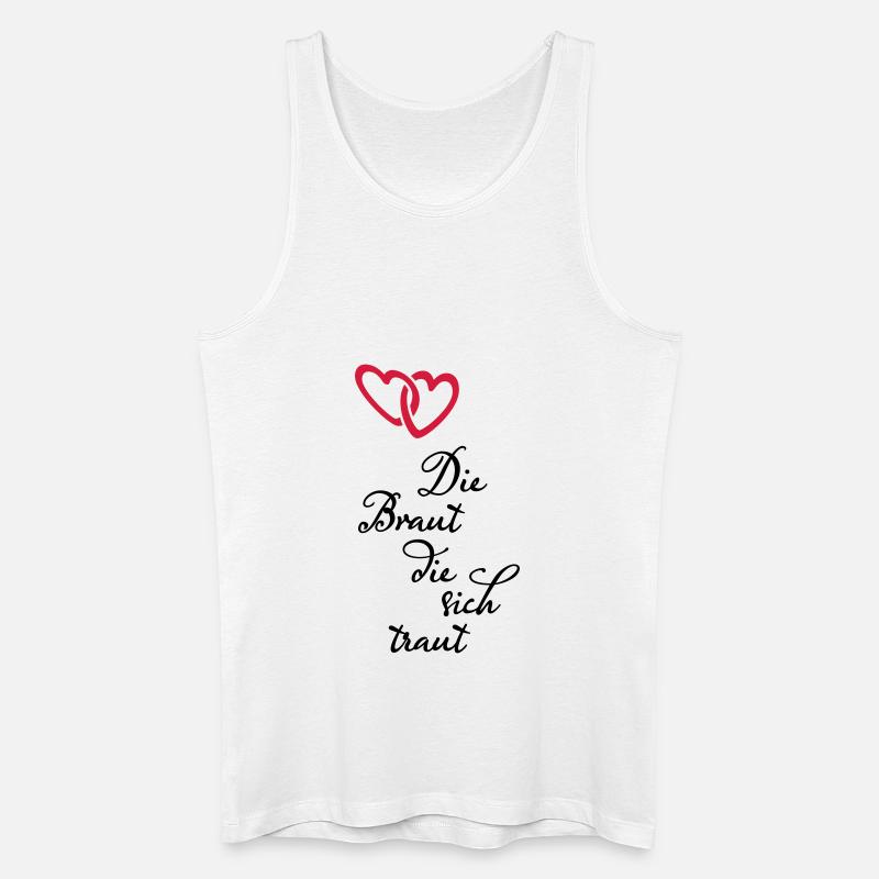 Braut die sich traut - Männer Bio Tank Top - Weiß