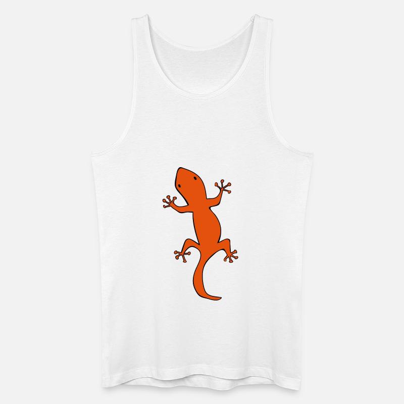 salamander - Männer Bio Tank Top - Weiß