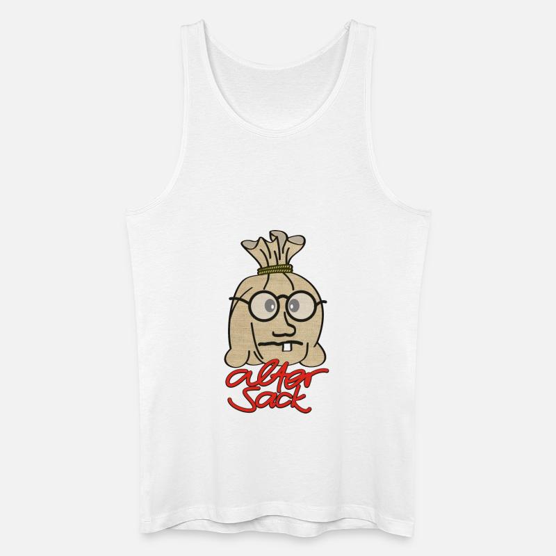 Alter Sack - Männer Bio Tank Top - Weiß