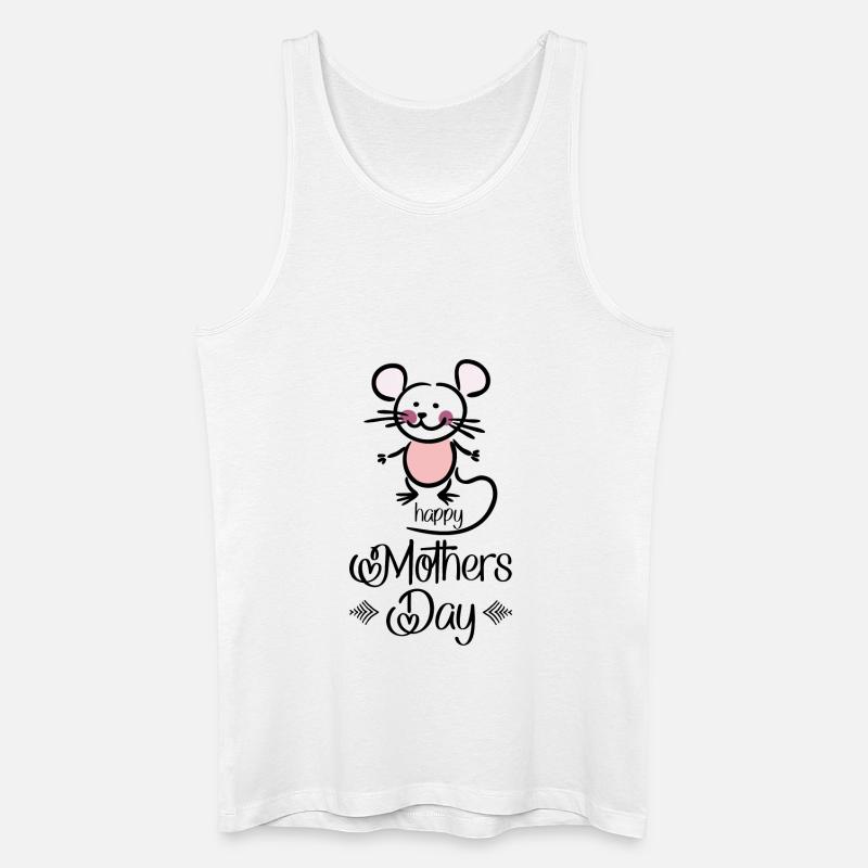Muttertag - Männer Bio Tank Top - Weiß