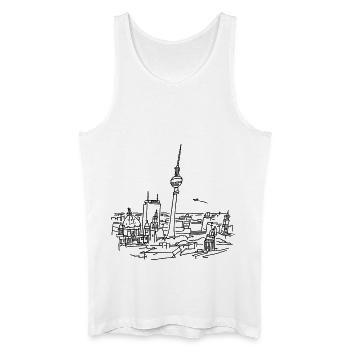 Panorama of Berlin - Men’s Organic Tank Top - white - Front