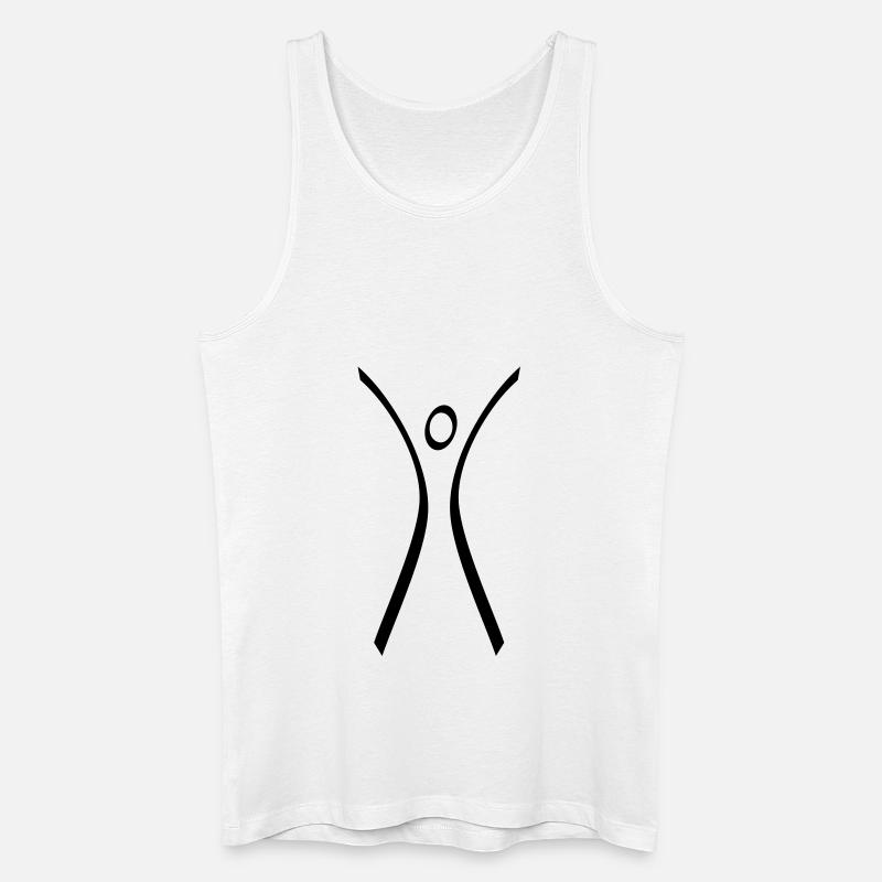 HURRA - Männer Bio Tank Top - Weiß