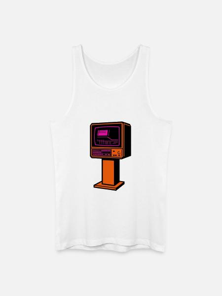 Retro Future TV - Men’s Organic Tank Top - white