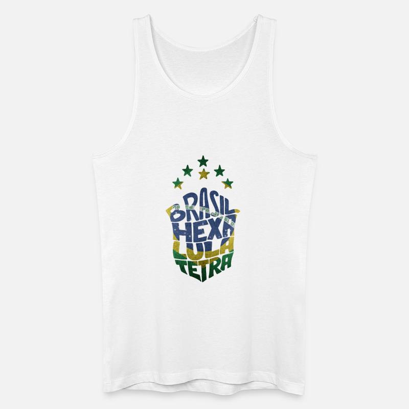 Brasil Hexa Lula Tetra - Männer Bio Tank Top - Weiß