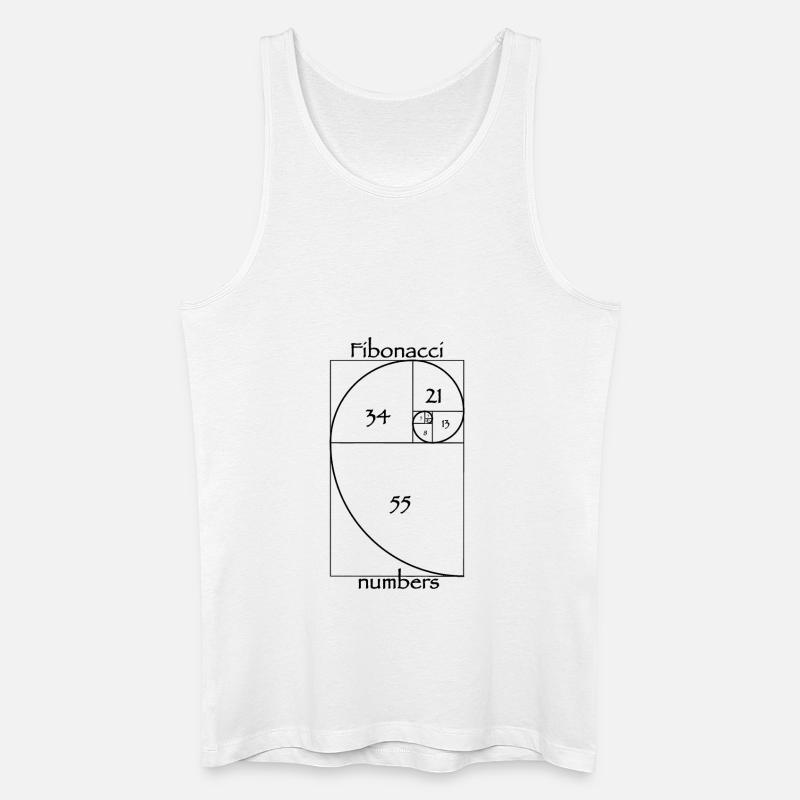 Fibonacci-Zahlen - Männer Bio Tank Top - Weiß