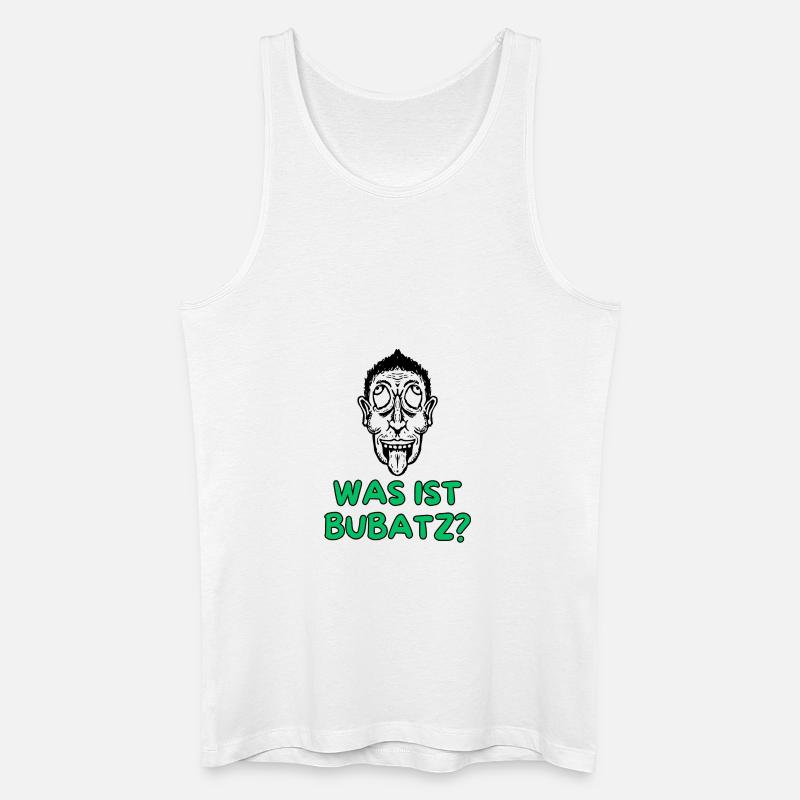 Was ist Bubatz ... ? (Rambo Zambo) - Männer Bio Tank Top - Weiß