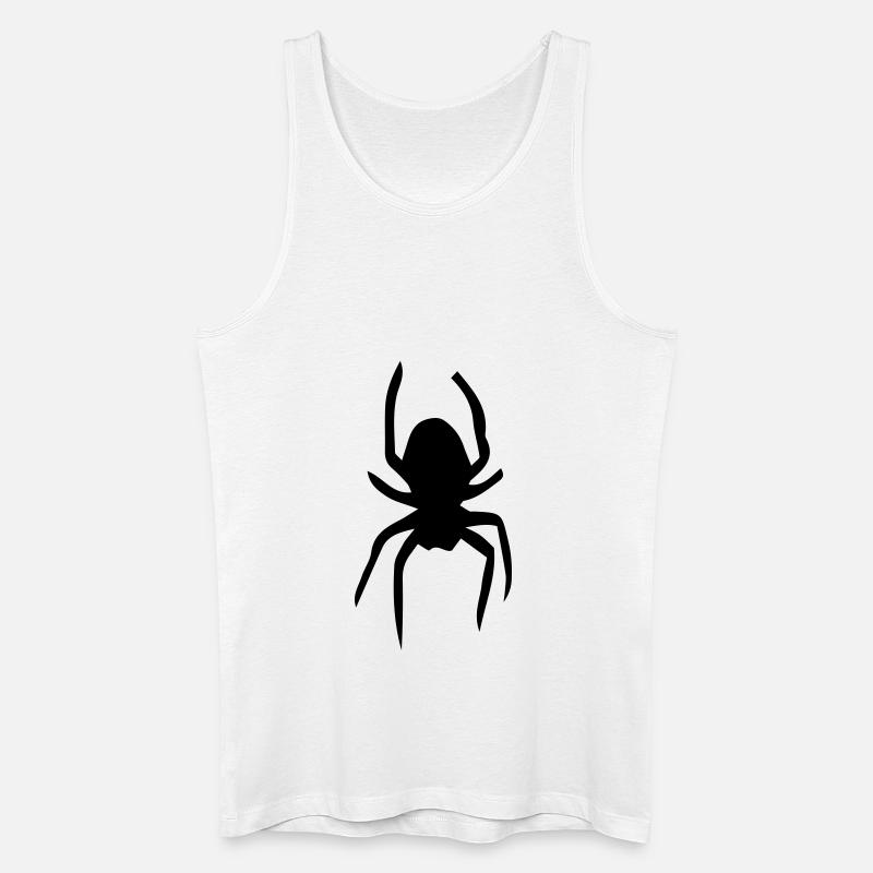 Spinne - Männer Bio Tank Top - Weiß