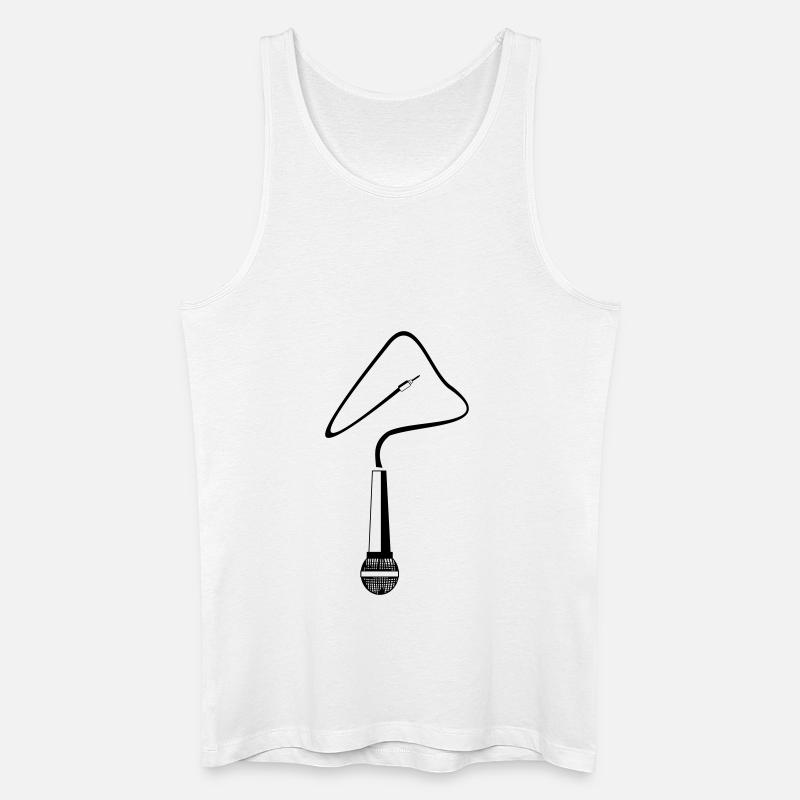 Mikro - Männer Bio Tank Top - Weiß