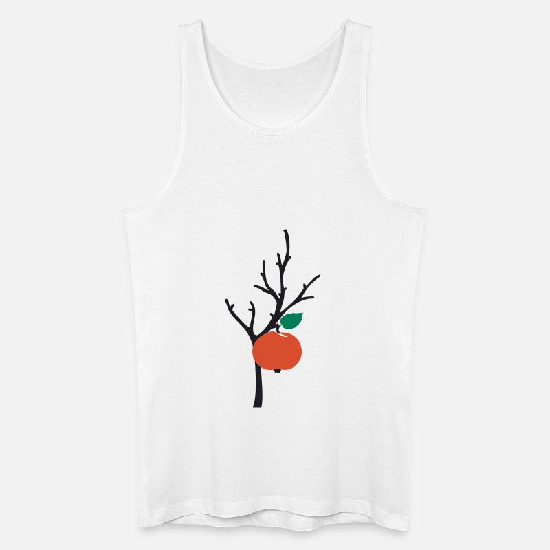 Apfelbaum apple tree - Männer Bio Tank Top - Weiß