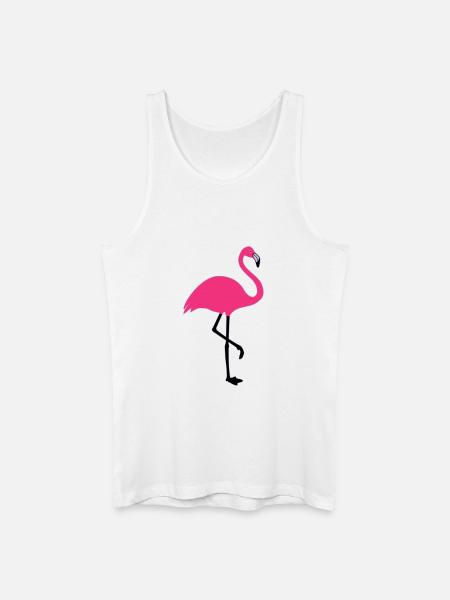Flamingo Summer Sun Beach - Débardeur bio Homme - blanc