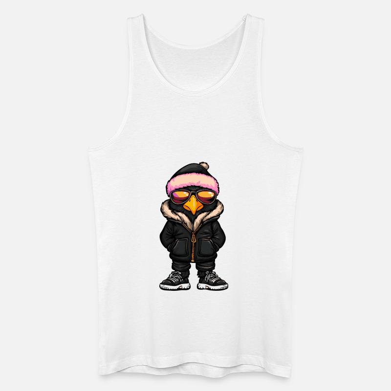 Harpyie Vogel Cool Comic - Männer Bio Tank Top - Weiß