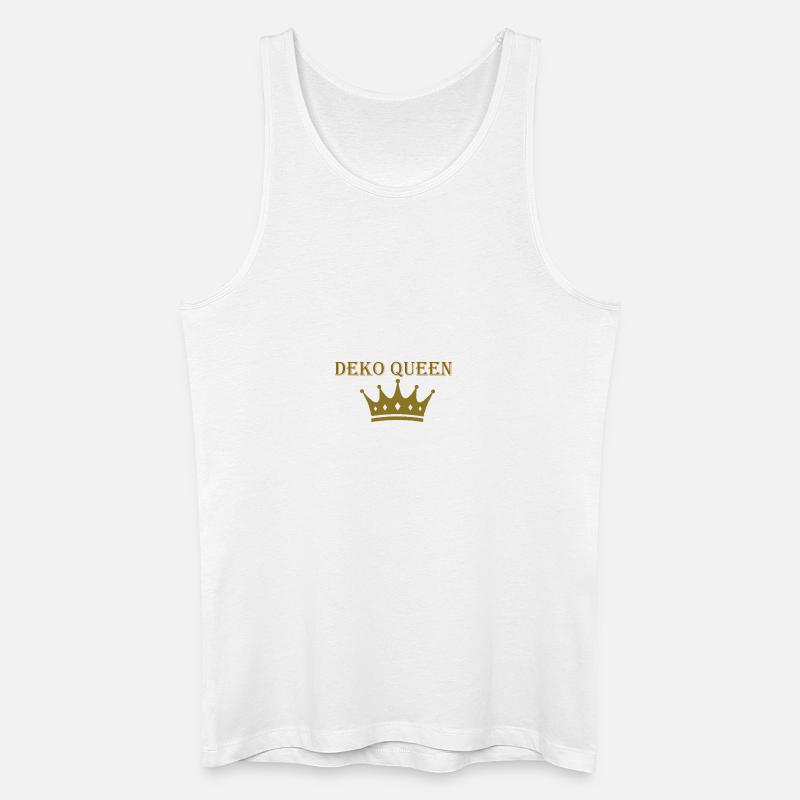 Deko Queen - Männer Bio Tank Top - Weiß