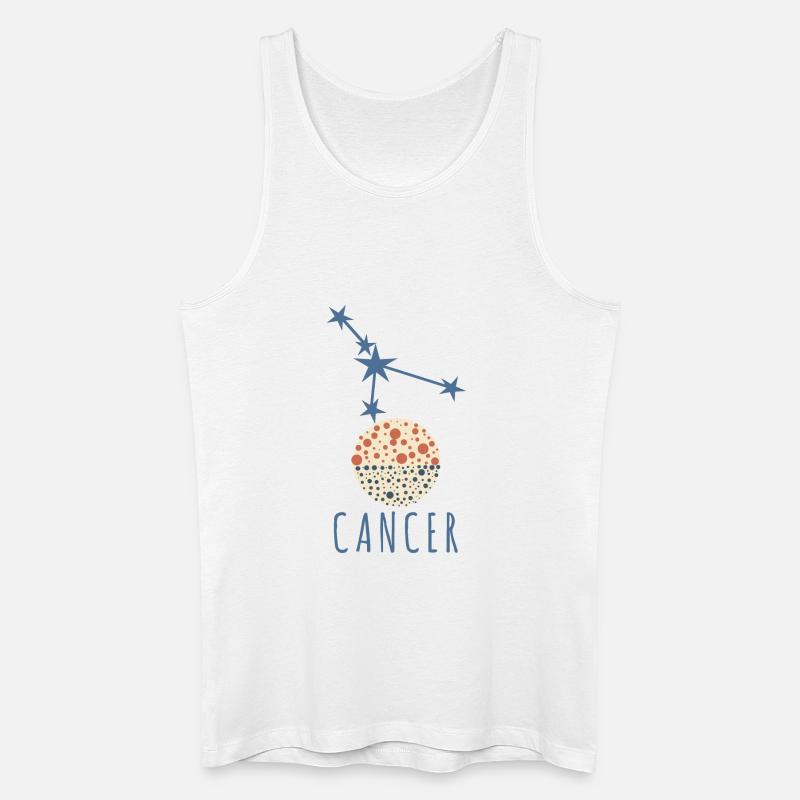 Das Sternbild des Krebses - Männer Bio Tank Top - Weiß