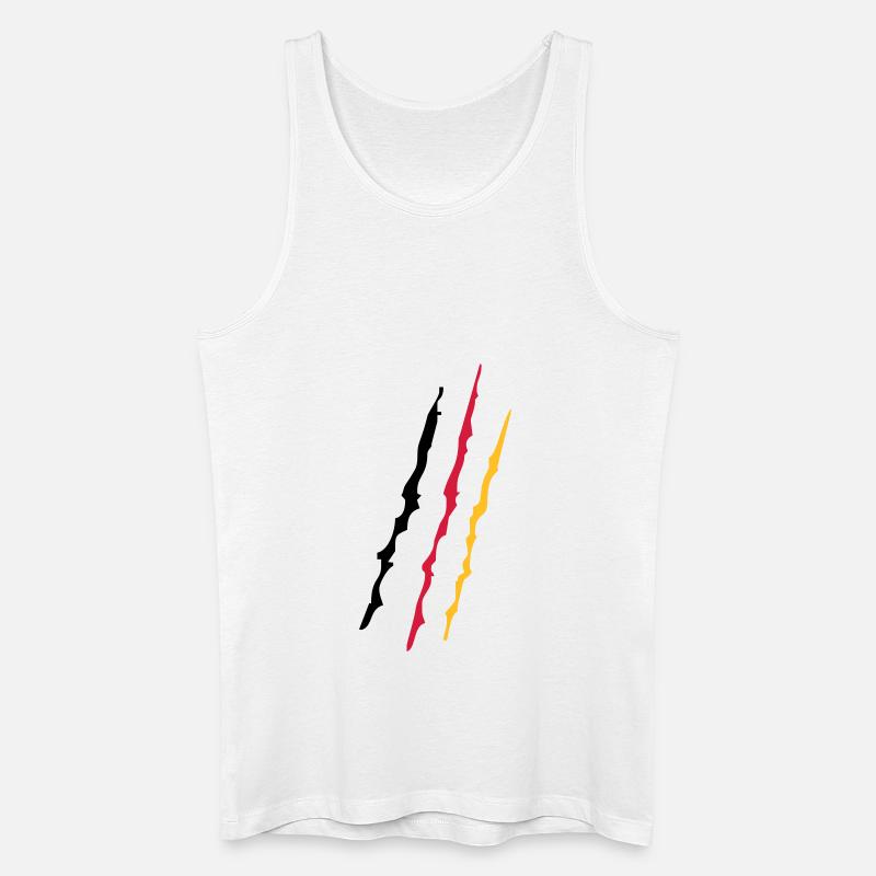 Deutschland - Männer Bio Tank Top - Weiß