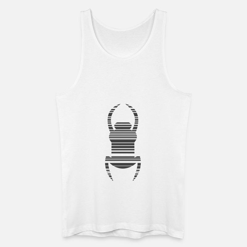 Geocaching Bug - Männer Bio Tank Top - Weiß