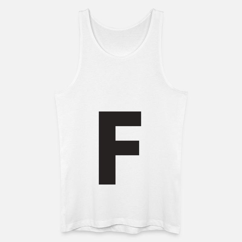 F - Männer Bio Tank Top - Weiß