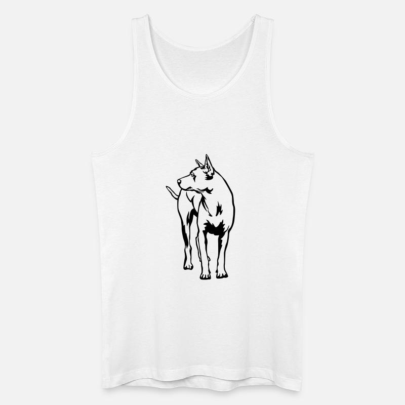 Thai Ridgeback - Männer Bio Tank Top - Weiß