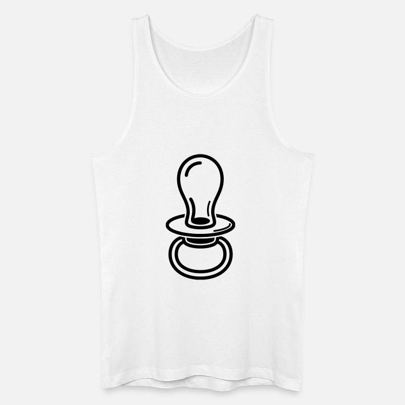 Geburt - Männer Bio Tank Top - Weiß