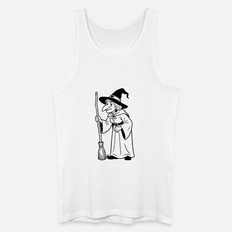 witch - Men’s Organic Tank Top - white