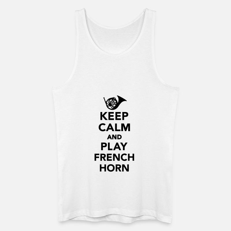 Waldhorn - Männer Bio Tank Top - Weiß