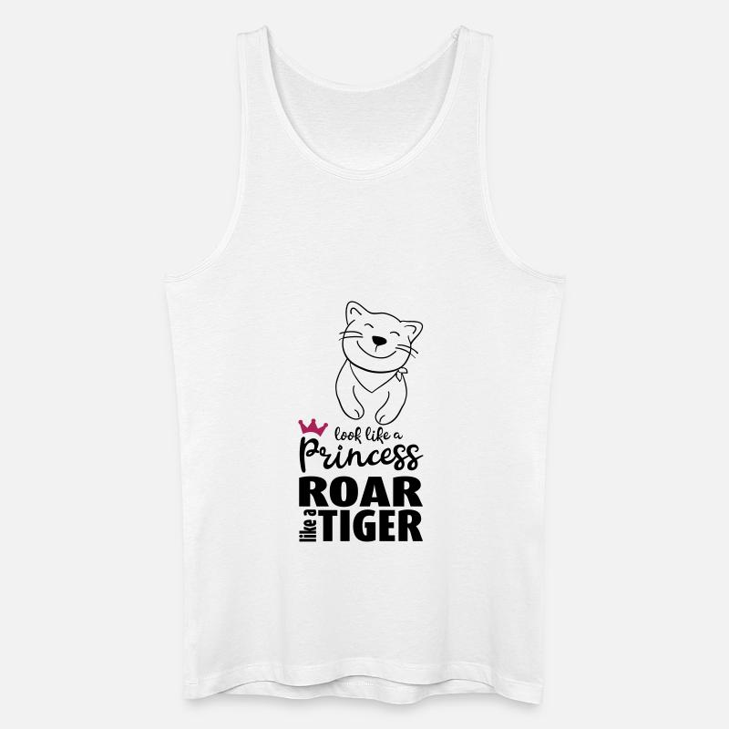 Stubentiger - Männer Bio Tank Top - Weiß