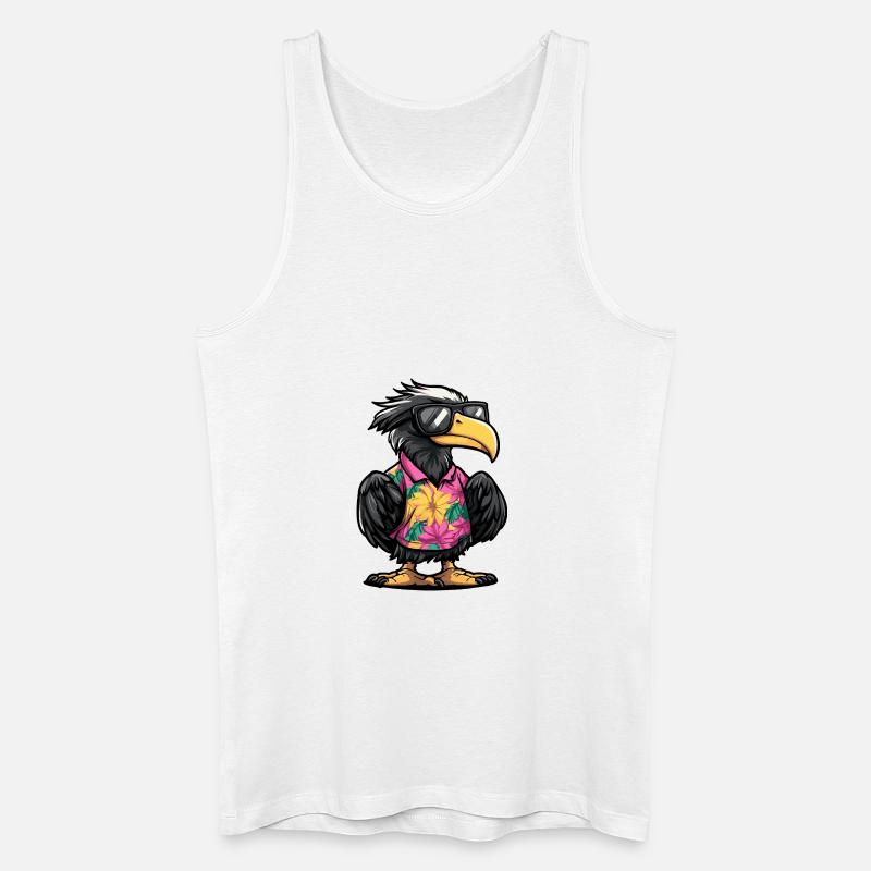 Harpyie Vogel Comic Urlaub - Männer Bio Tank Top - Weiß
