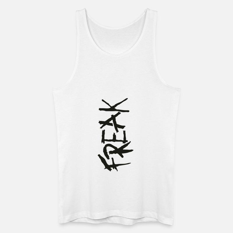 freak - Männer Bio Tank Top - Weiß