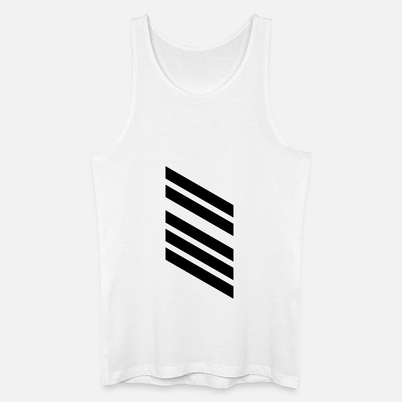 Oberstabsgefreiter Dienstgrad - Männer Bio Tank Top - Weiß