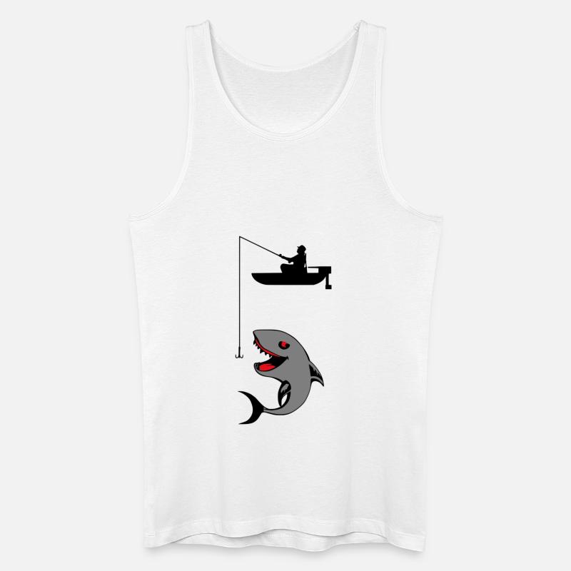angler - Männer Bio Tank Top - Weiß