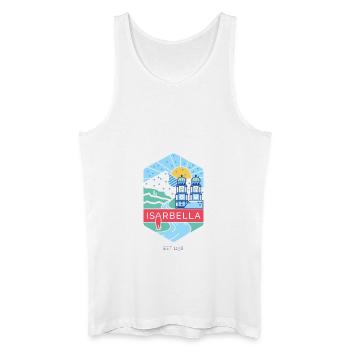 Isarbella im Winter - Männer Bio Tank Top - Weiß - Vorne
