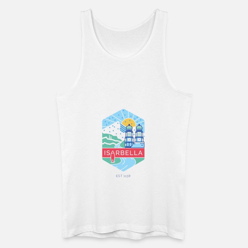 Isarbella im Winter - Männer Bio Tank Top - Weiß