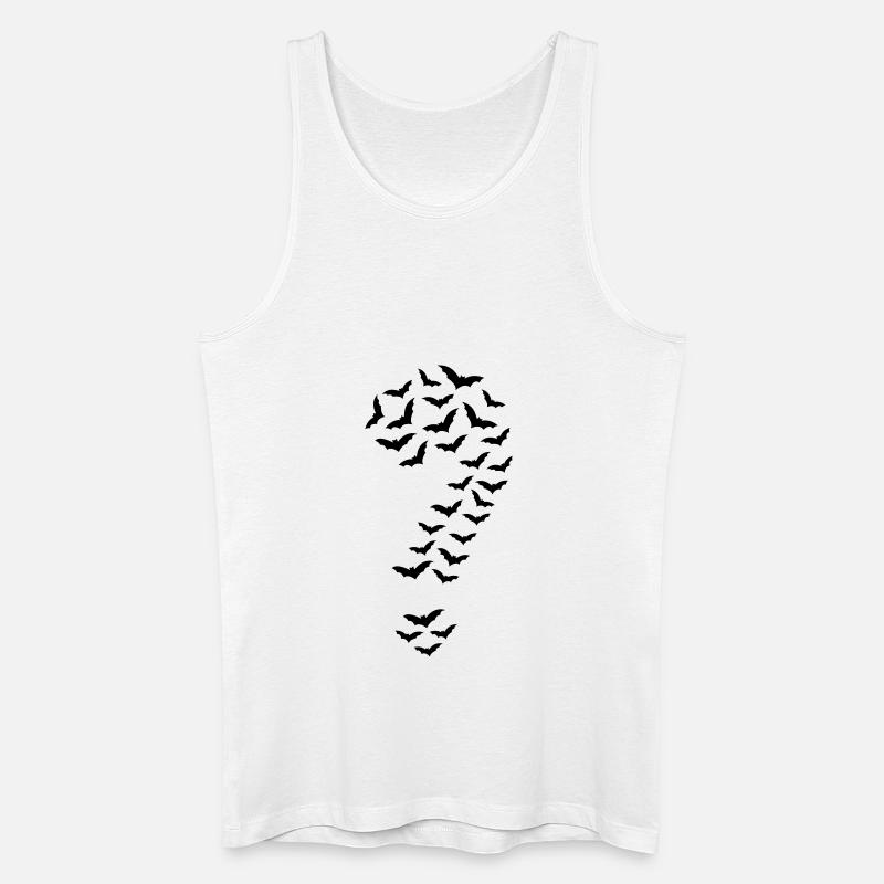 Fledermäuse - Männer Bio Tank Top - Weiß