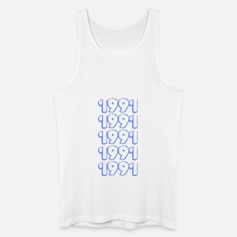 1991 - Männer Bio Tank Top - Weiß