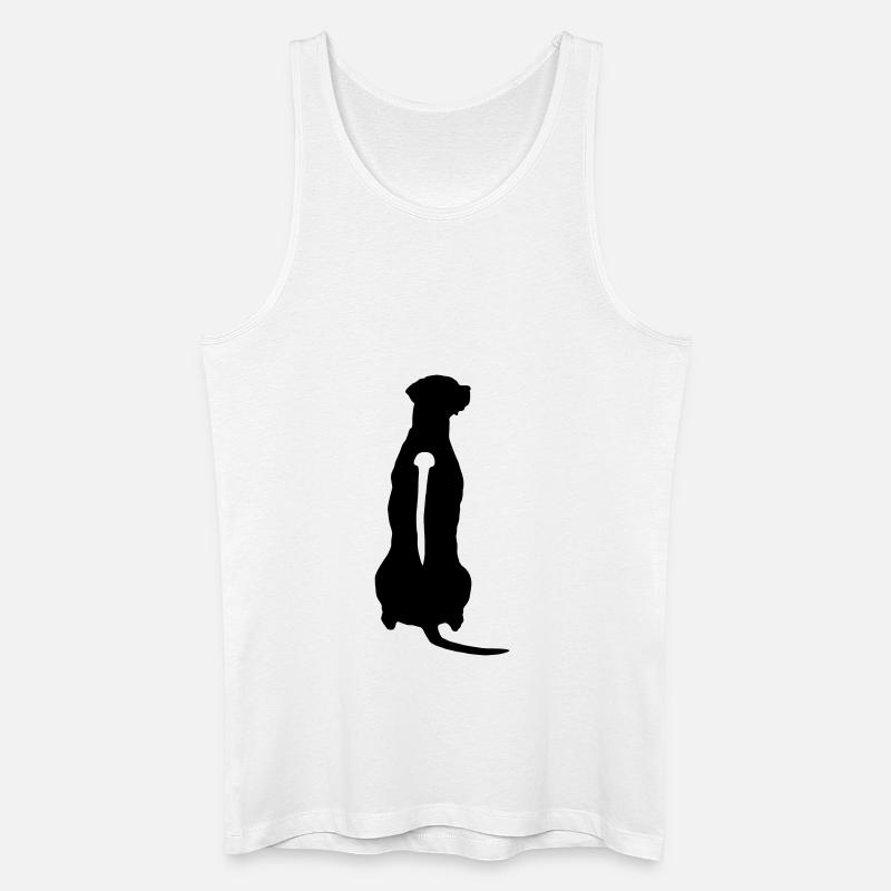 Rhodesian Ridgeback Back - Männer Bio Tank Top - Weiß