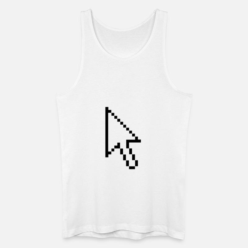 Maus - Männer Bio Tank Top - Weiß