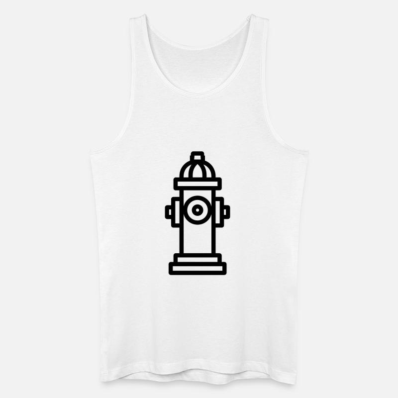 Hydrant - Männer Bio Tank Top - Weiß