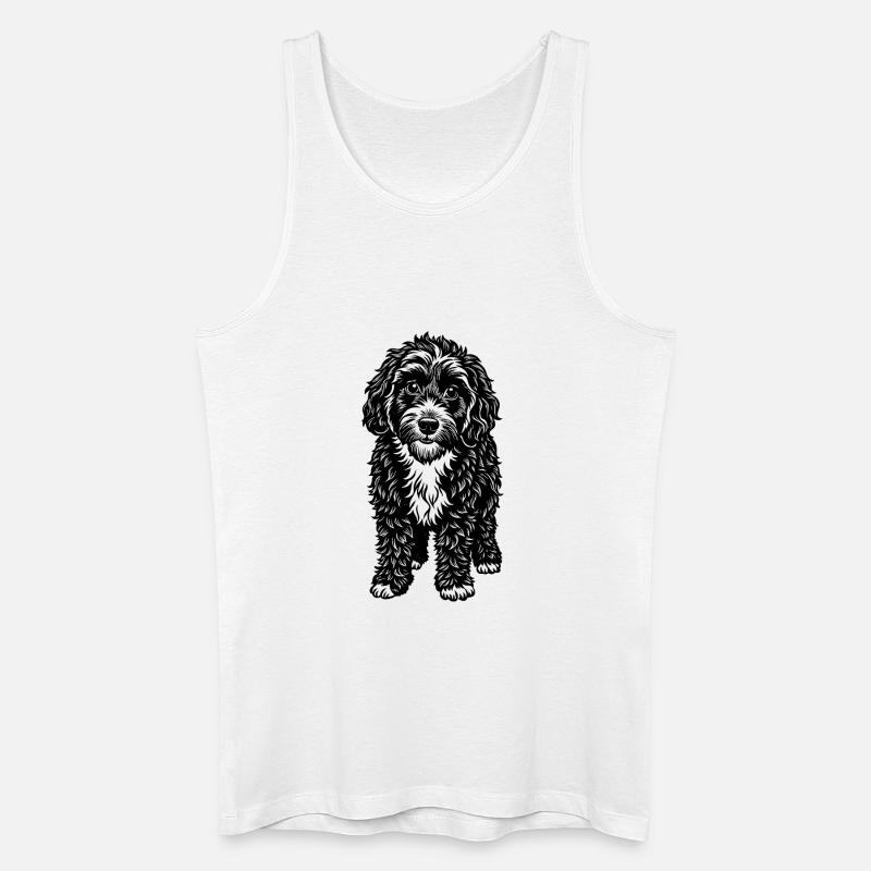 Cockapoo - Männer Bio Tank Top - Weiß