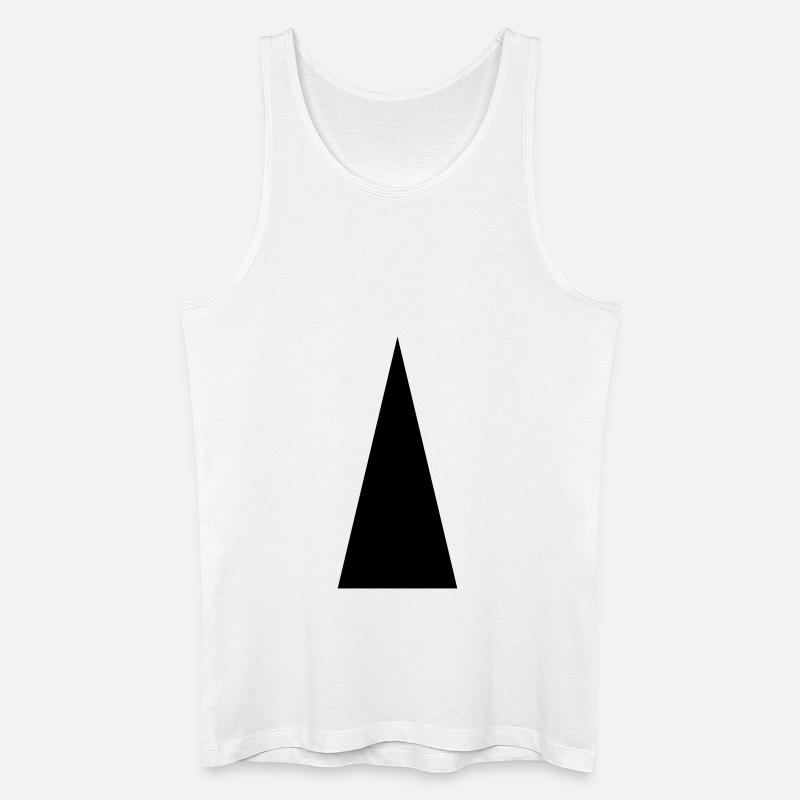 Spitze - Männer Bio Tank Top - Weiß