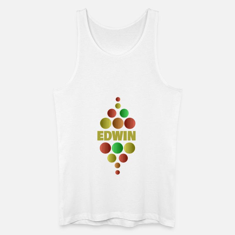 Erstklässler Edwin - Männer Bio Tank Top - Weiß