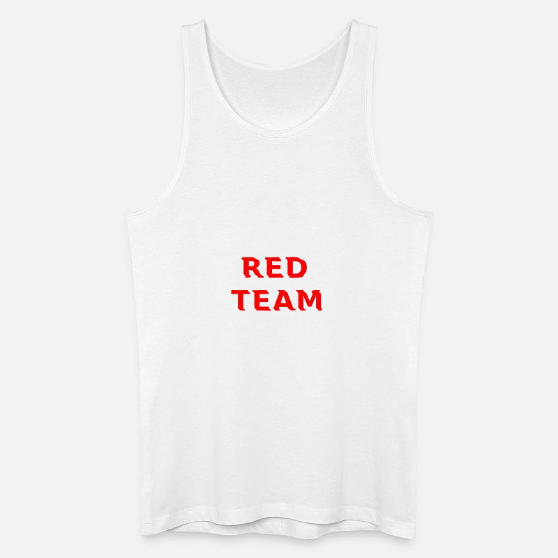 Red Team - Männer Bio Tank Top - Weiß