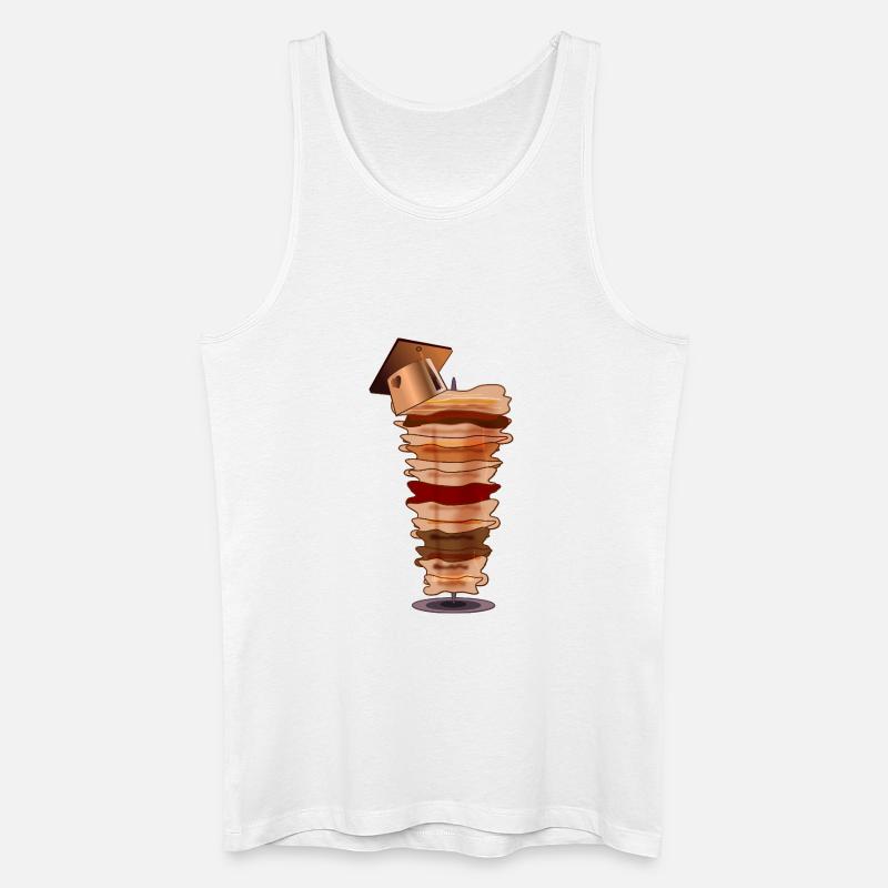 DÖNER KEBAB ABSCHLUSS STUDIUM - Männer Bio Tank Top - Weiß