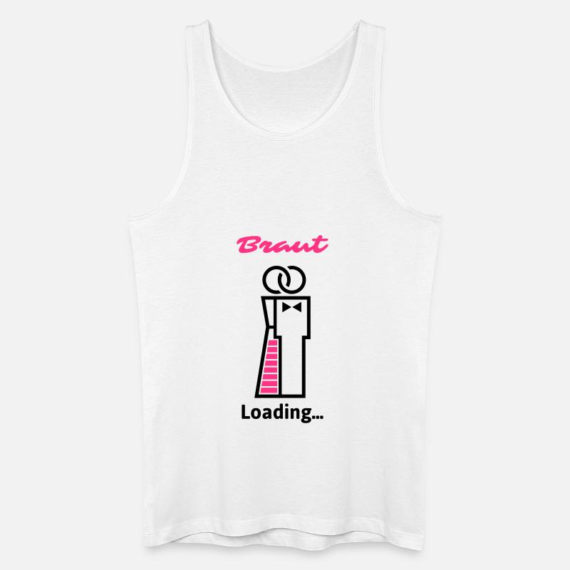 Braut Loading... - Männer Bio Tank Top - Weiß